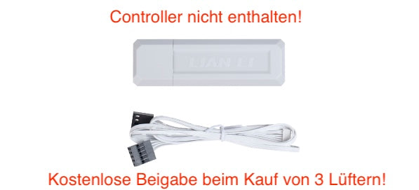 Lian Li Uni Fan TL Wireless 120 RGB, weiß